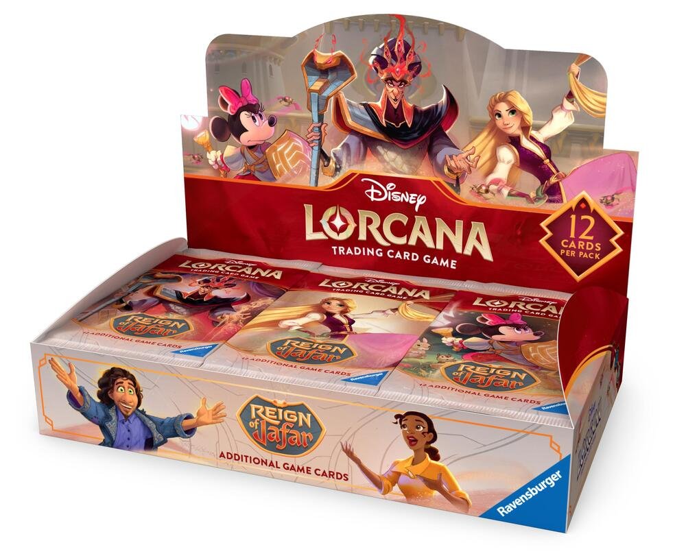 Disney Lorcana TCG Reign of Jafar Booster Box – 24 Disney Trading Card Packs