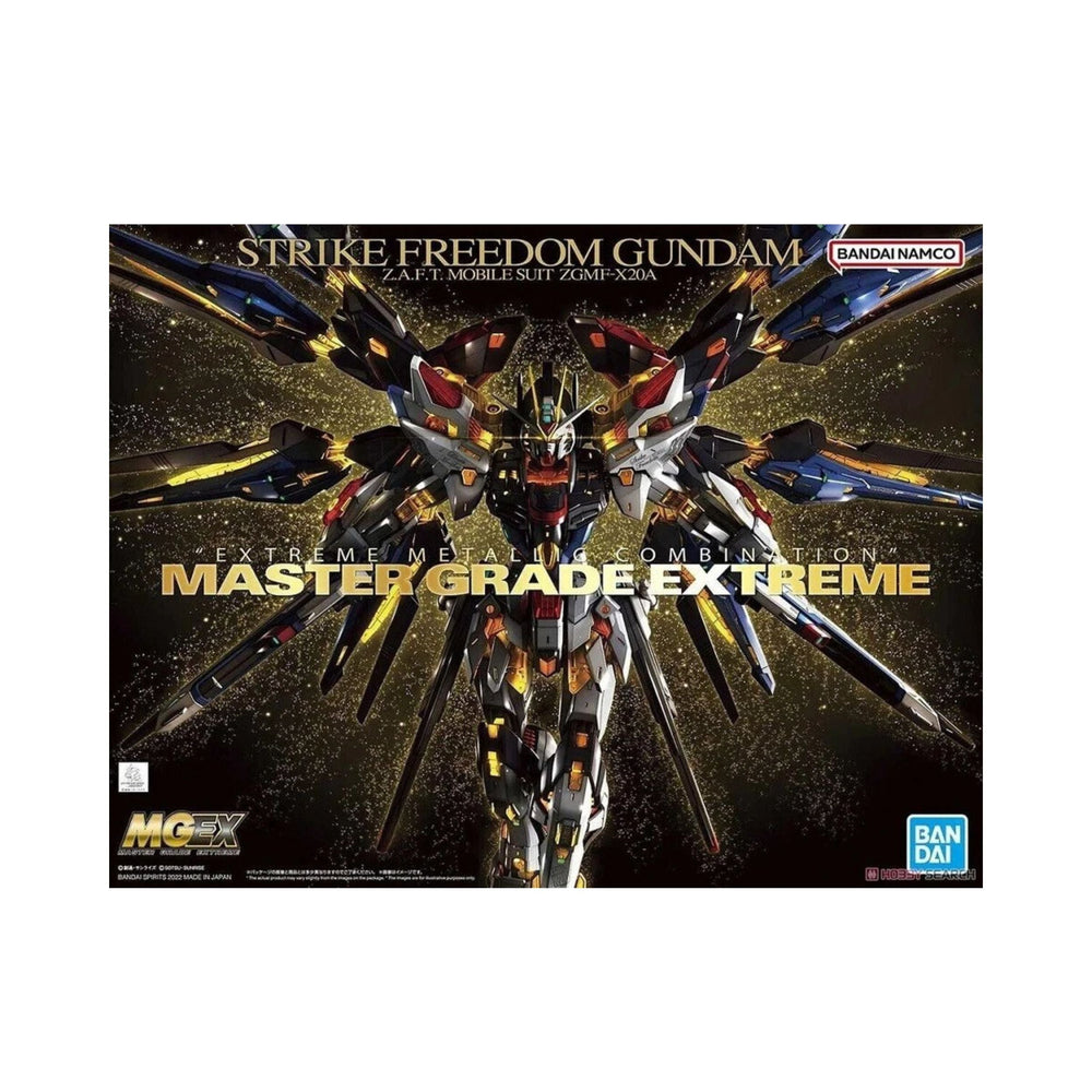 BANDAI MGEX Strike Freedom Gundam 1/100 Model Kit – High-Detail SEED DESTINY Collectible, Poseable & Customizable Action Model for Fans