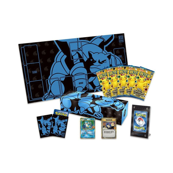 Pokemon TCG Chinese 25th Anniversary Collection Blastoise Trading Card Collection