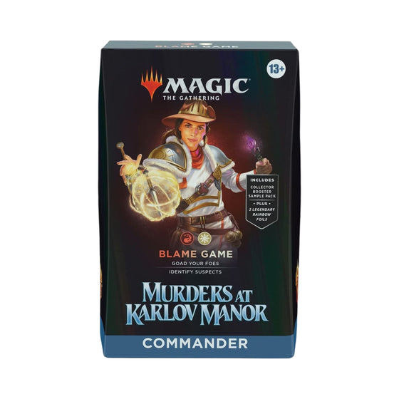 MTG Murders At Karlov Manor Blame Game Commander Deck Magic The Gathering Cards