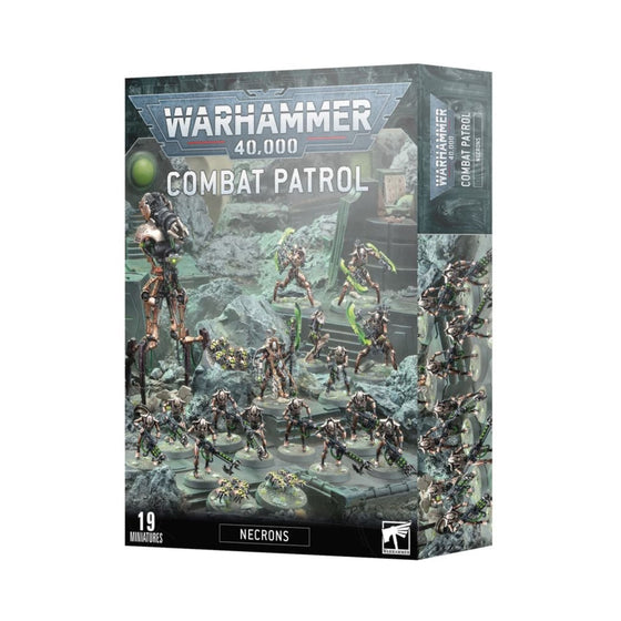 Warhammer 40K Combat Patrol Necrons Army Box Set – Games Workshop Warhammer 40,000 Miniatures Kit Featuring Necron Warriors, Canoptek Constructs & Destroyer Cult Units