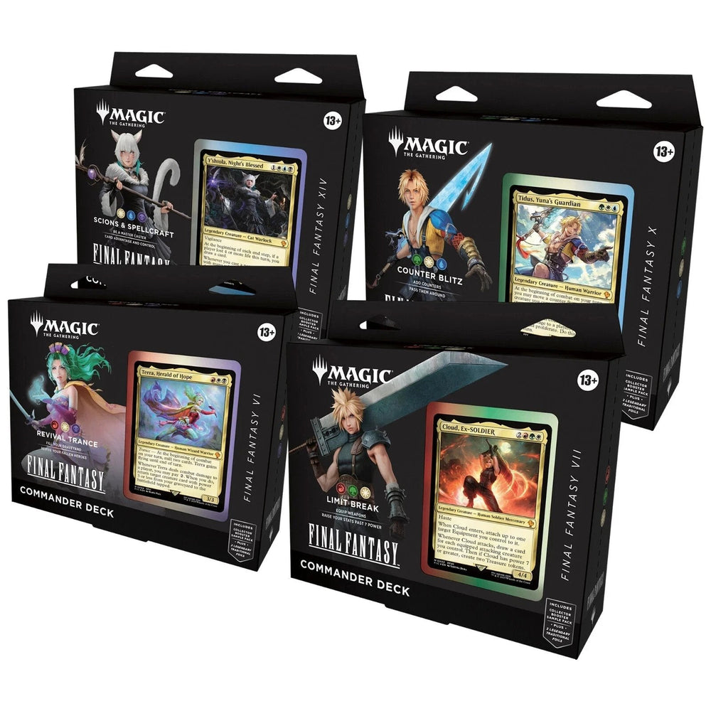 Magic the Gathering Final Fantasy Commander Deck Display Set 4