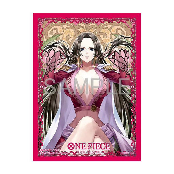 Bandai One Piece Card Game Sleeves Boa Hancock 70 Count Gloss Finish 2.6 x 3.6 Card Sleeves