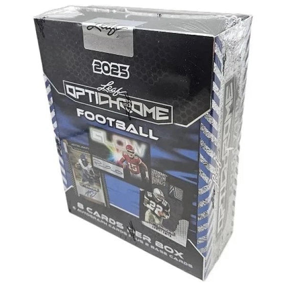 2025 Leaf Optichrome Football Hobby Box | 6 Autographs & 2 Base Cards | Football Trading Cards & Sports Cards