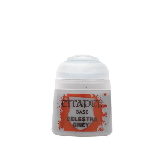 Warhammer Citadel Base Celestra Grey Paint Bottle 12ml